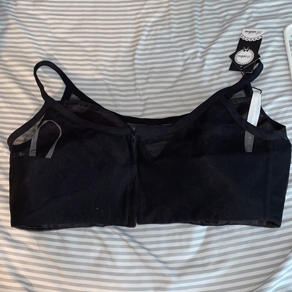 🖤Black two piece prom dress/formal dress🖤 - Picture 4 of 6